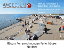 Tablet Screenshot of buesum-ferienwohnung.avc-buesum.de